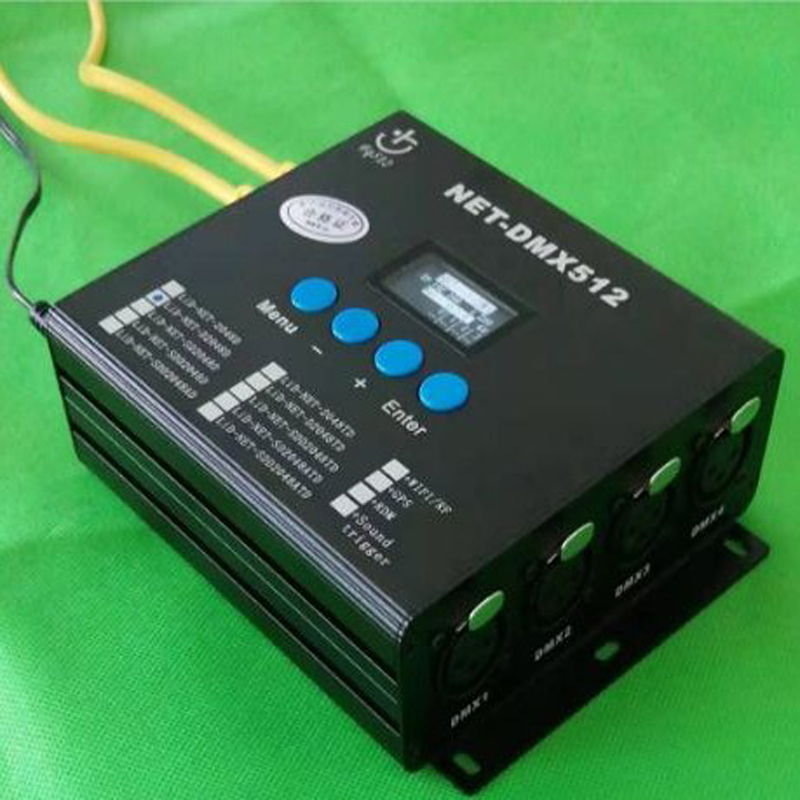 (ART-NET控制器 双网口带屏）LID-NET-2048D
